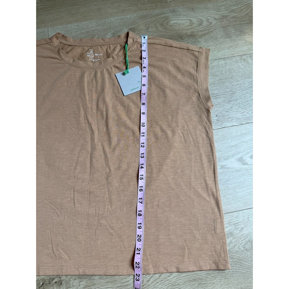 NWT Kate Quinn short sleeve essential tee organic cotton lycra little liam sz S - Picture 6 of 10